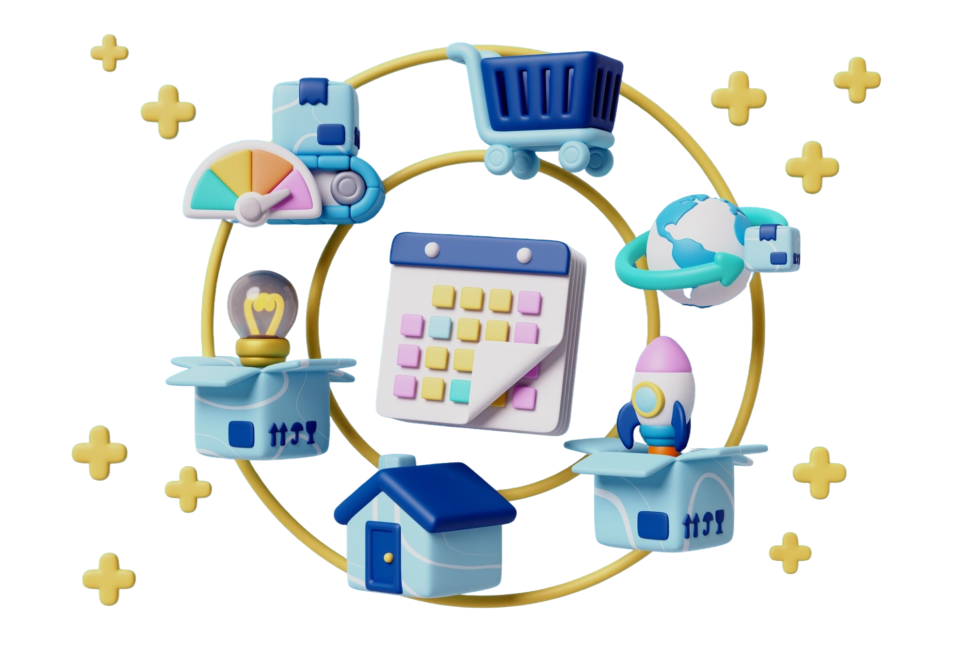 Marketplace operations dashboard illustration