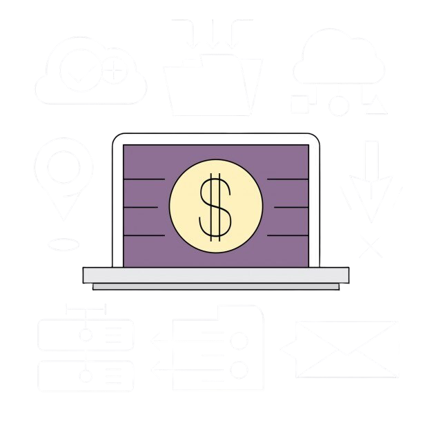 SaaS workflow illustration
